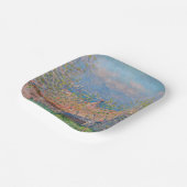 Claude Monet - Gardener's House in Antibes Papieren Bordje (Gebogen)