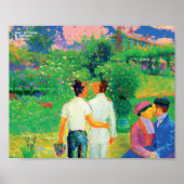 Claude Monet Gay Lovers AI Generated Poster (Voorkant)