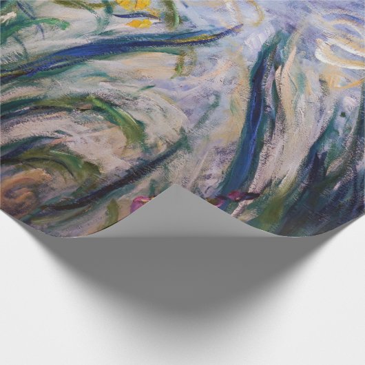 Claude Monet - Geel en Paars Irises Cadeaupapier (Hoek)
