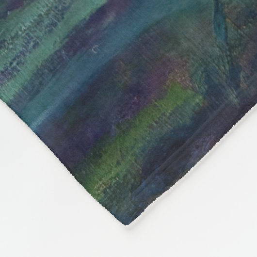 Claude Monet - Geel en Paars Irises Fleece Deken (Hoek)