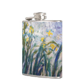 Claude Monet - Geel en Paars Irises Heupfles (Links)