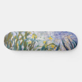 Claude Monet - Geel en Paars Irises Skateboard (Horizontaal)