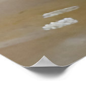 Claude Monet geïnspireerd landschap Poster (Hoek)