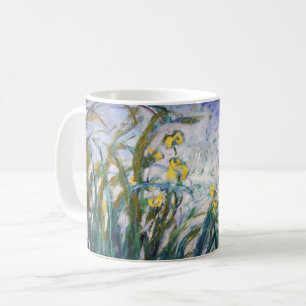 Claude Monet - Gele en Paarse Irissen Koffiemok