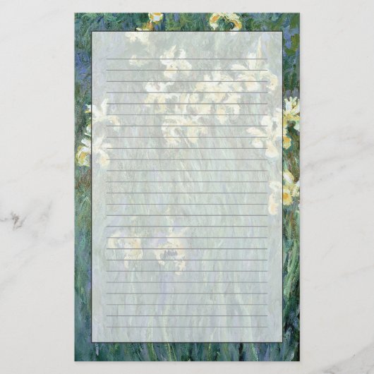Claude Monet | Gele Iers Briefpapier (Voorkant)