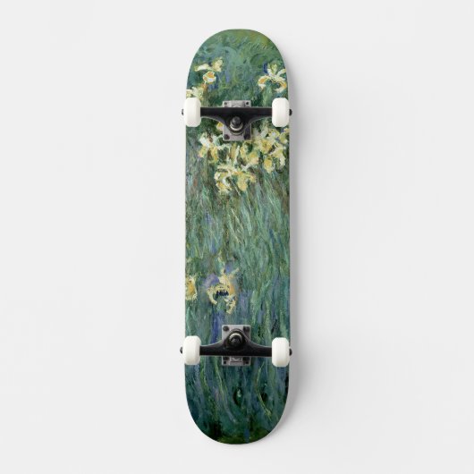 Claude Monet | Gele Iers Skateboard (Voorkant)