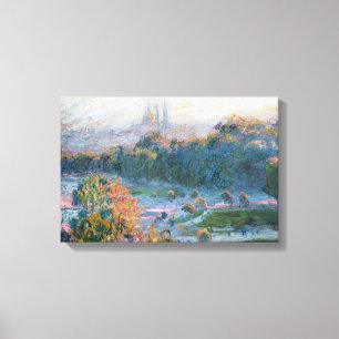 Claude Monet - Gezicht op de Tuilerieën, studie Canvas Afdruk
