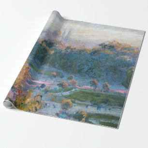 Claude Monet - Gezicht op de Tuileries, studie Cadeaupapier