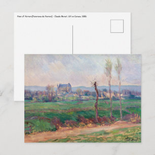 Claude Monet - Gezicht op Vernon Briefkaart