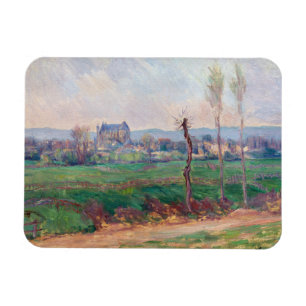 Claude Monet - Gezicht op Vernon Magneet