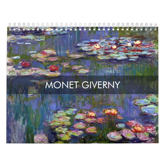Claude Monet Giverny Kalender (Hoes)