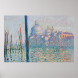 Claude Monet Grand Canal Venice Italië Reis Poster