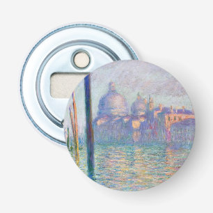 Claude Monet - Grote Kanaal, Venetië Button Flesopener