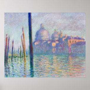 Claude Monet - Grote Kanaal, Venetië Poster