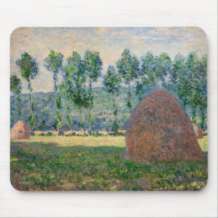 Claude Monet - Haystacks bij Giverny Muismat