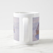 Claude Monet | Haystacks-effect van sneeuw en zon Extra Grote Beker (Achterkant)