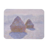 Claude Monet | Haystacks-effect van sneeuw en zon Magneet (Horizontaal)