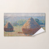 Claude Monet - Haystacks, einde zomer Bad Handdoek (Handdoek)