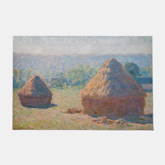 Claude Monet - Haystacks, einde zomer Deurmat (Voorkant)