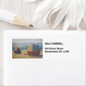 Claude Monet - Haystacks, einde zomer Etiket (Insitu)