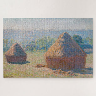 Claude Monet - Haystacks, einde zomer Legpuzzel