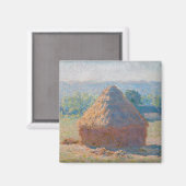 Claude Monet - Haystacks, einde zomer Magneet (Voorkant / Achterkant)