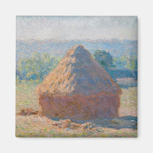Claude Monet - Haystacks, einde zomer Magneet