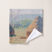 Claude Monet - Haystacks, fin de l'été (Gant de toilette)