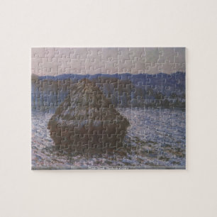 Claude Monet - Haystacks in de zonnepuzzel Legpuzzel