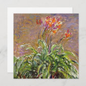 Claude Monet - Hemerocallis Kaart (Voorkant / Achterkant)