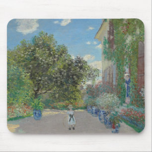 Claude Monet - Het Artistieke Huis in Argenteuil Muismat