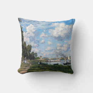 Claude Monet - Het bassin in Argenteuil Kussen