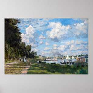 Claude Monet - Het bassin in Argenteuil Poster