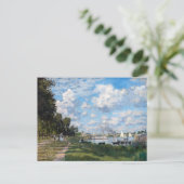 Claude Monet - Het bekken in Argenteuil Briefkaart (Staand voorkant)