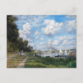 Claude Monet - Het bekken in Argenteuil Briefkaart (Voorkant)