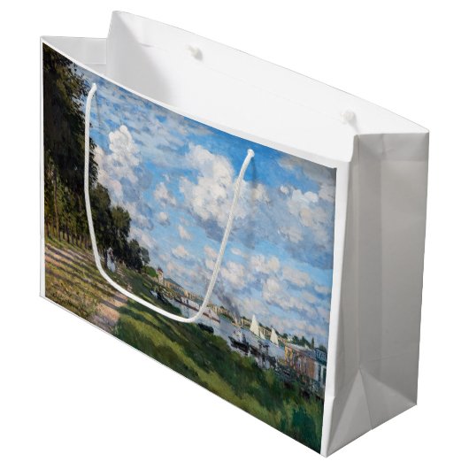 Claude Monet - Het bekken in Argenteuil Groot Cadeauzakje (Voorkant Gekanteld)