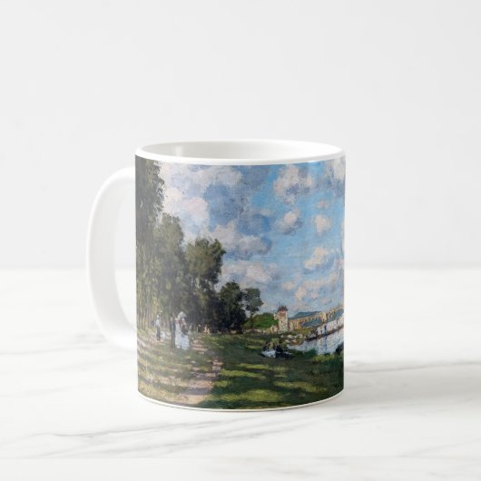 Claude Monet - Het bekken in Argenteuil Koffiemok (Voorkant links)