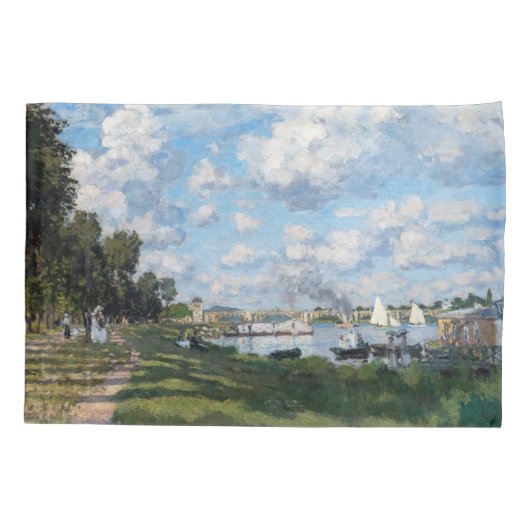 Claude Monet - Het bekken in Argenteuil Kussensloop (Achterkant)