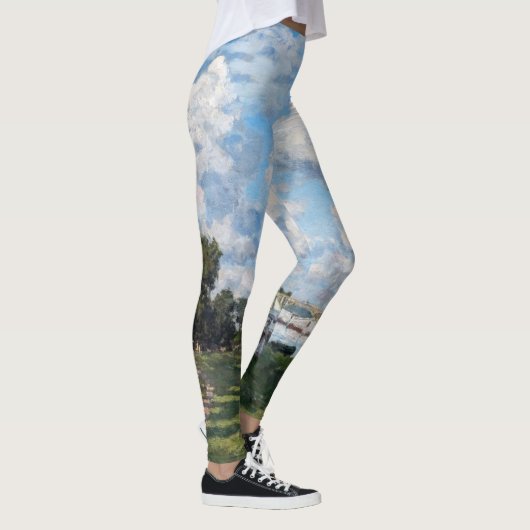 Claude Monet - Het bekken in Argenteuil Leggings (Rechts)