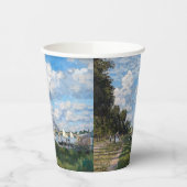 Claude Monet - Het bekken in Argenteuil Papieren Bekers (Links)