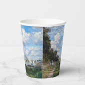 Claude Monet - Het bekken in Argenteuil Papieren Bekers (Rechts)