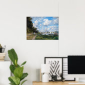 Claude Monet - Het bekken in Argenteuil Poster (Thuiskantoor)