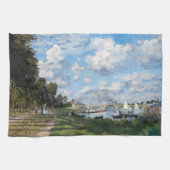 Claude Monet - Het bekken in Argenteuil Theedoek (Horizontaal)