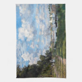 Claude Monet - Het bekken in Argenteuil Theedoek (Verticaal)