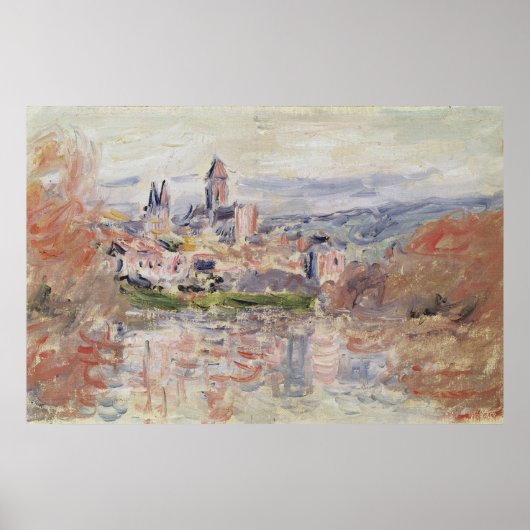 Claude Monet | Het dorp Vetheuil, c.1881 Poster (Voorkant)