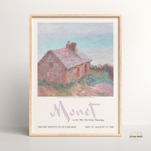 Claude Monet Het Douanehuis in Varengeville Art Poster