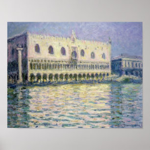 Claude Monet Het Ducal Palace, Venetië, 1908 Poster