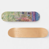 Claude Monet Het Huis Onder de Rozen GalleryHD Skateboard (Horizontaal)