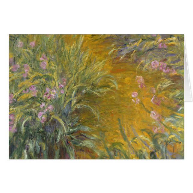 Claude Monet | Het pad door de IRIES (Voorkant Horizontaal)