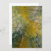 Claude Monet - Het pad door de Irises Kaart (Voorkant / Achterkant)